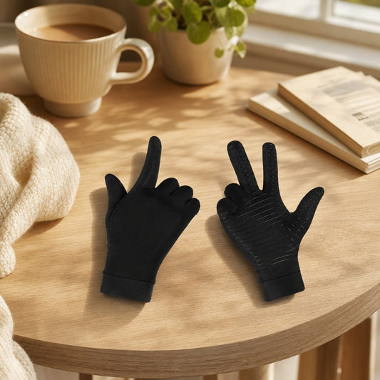 Magnetic Compression Gloves Arthritis - Rheumatoid Joint Pain Relief Wrist Hand Brace Sports Safety Therapy Fingerless