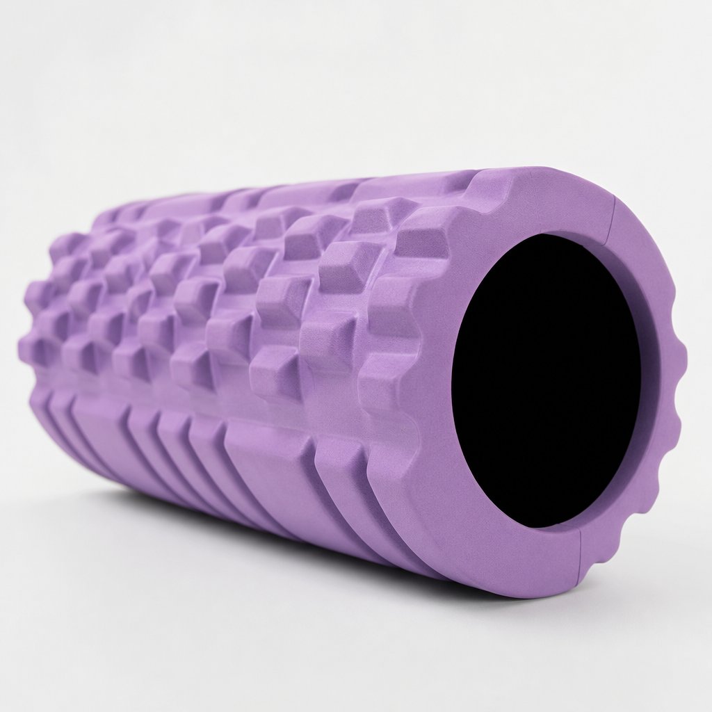 Foam Roller Deep Tissue Muscle Recovery - High Density EVA Back Roller Myofascial Release Yoga Pilates Stretching Exercise
