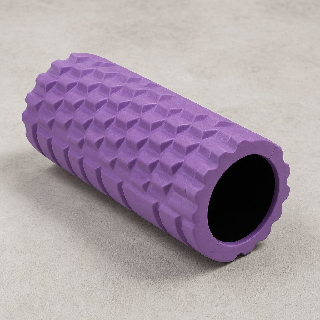 Foam Roller Deep Tissue Muscle Recovery - High Density EVA Back Roller Myofascial Release Yoga Pilates Stretching Exercise