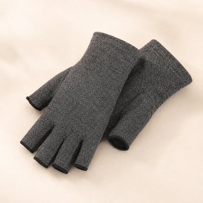 Copper Arthritis Gloves Compression - Carpal Tunnel Rheumatoid Joint Pain Relief Fingerless Hand Wrist Support Women Men