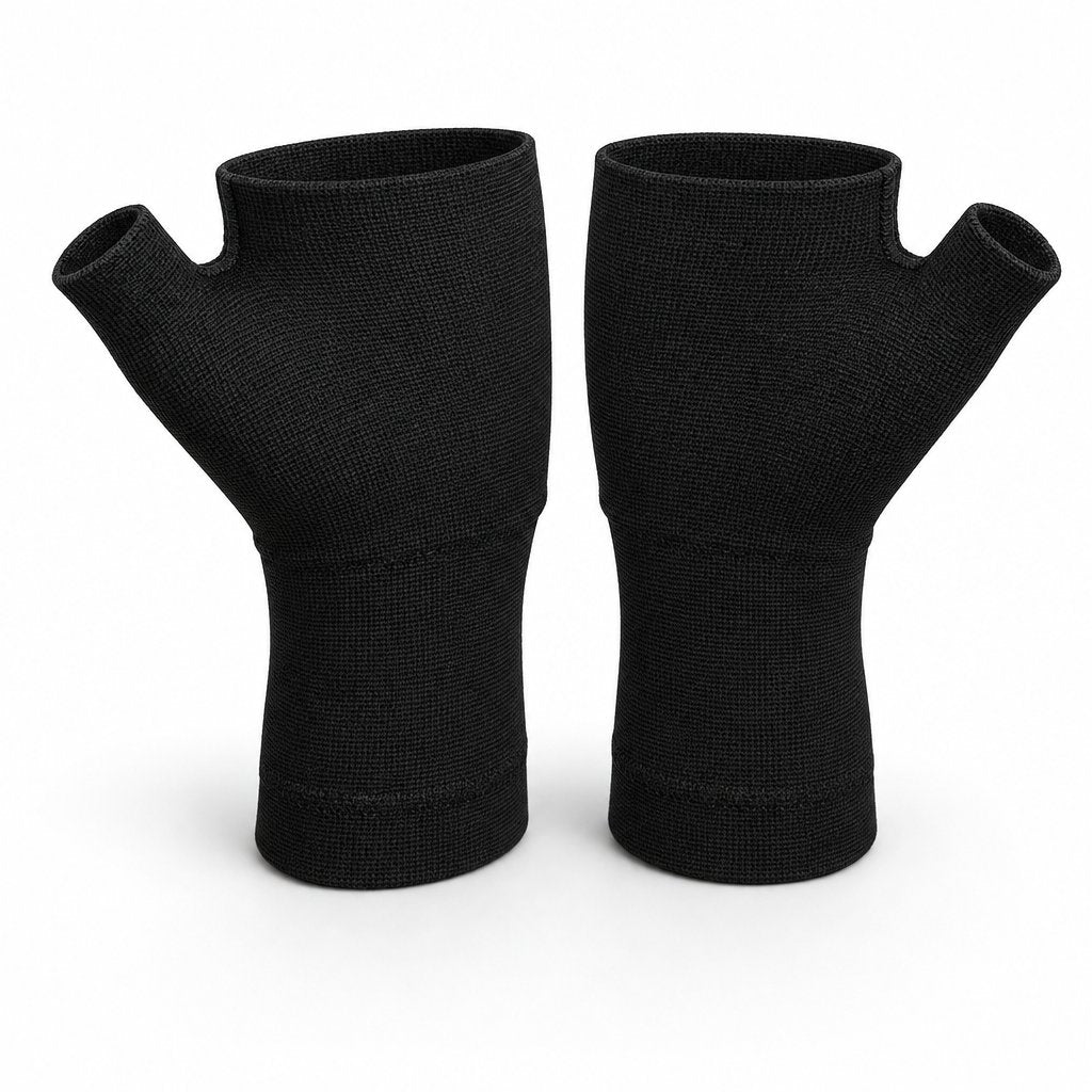 Wrist Thumb Brace Compression Sleeve - Carpal Tunnel Tendonitis Arthritis Pain Relief Adjustable Hand Support Sports