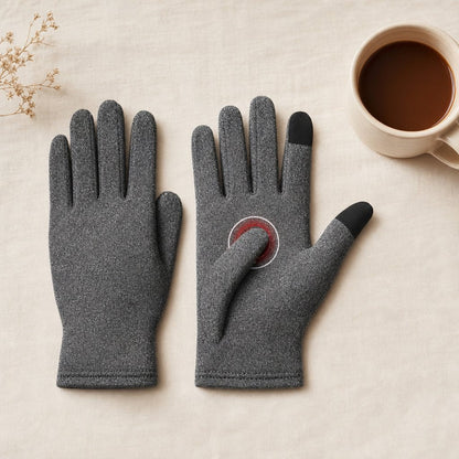 Compression Arthritis Gloves Full Finger - Joint Pain Relief Rheumatoid Carpal Tunnel Hand Support Therapy Day Night Wear