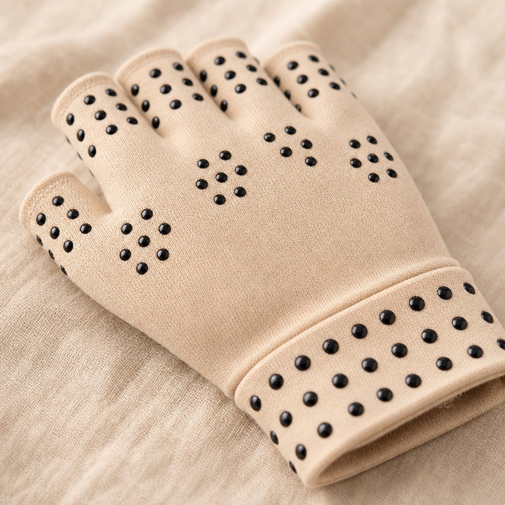Magnetic Arthritis Gloves Fingerless - Rheumatoid Joint Pain Relief Hand Wrist Compression Therapy Men Women