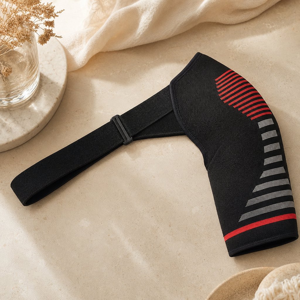 Shoulder Brace Rotator Cuff Support Men Women - Compression Sleeve Torn Injury Recovery AC Joint Dislocated Stabilizer