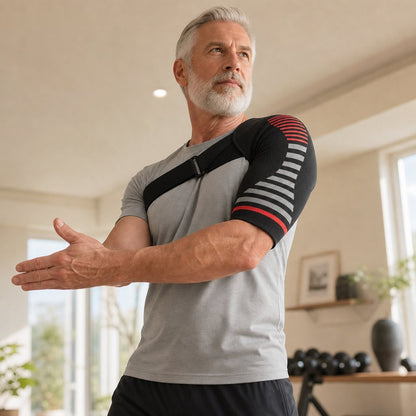 Shoulder Brace Rotator Cuff Support Men Women - Compression Sleeve Torn Injury Recovery AC Joint Dislocated Stabilizer