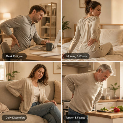 Back Stretcher Lumbar Traction Device - Multi-Level Spine Decompressor Posture Corrector Lower Back Pain Relief Massager