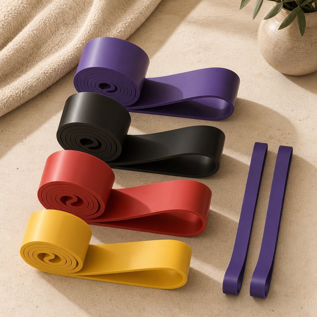 TPE Resistance Bands Set Heavy Tension - Anti-Snap Home Gym Muscle Strength Stretching Yoga Body Workout Stackable