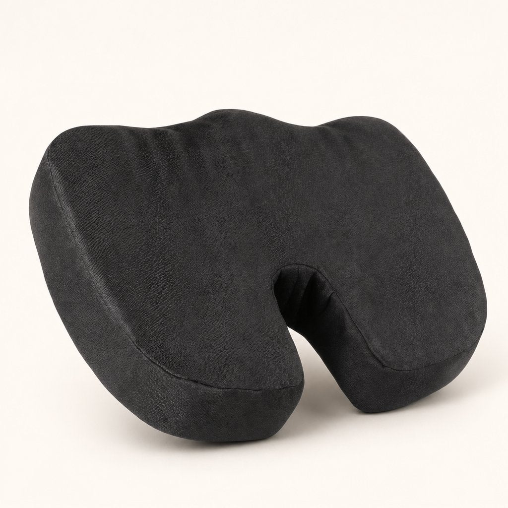 Seat Cushion Memory Foam Breathable - U-Shaped Wave Sponge Coccyx Tailbone Pain Relief Office Chair Car Non-Slip