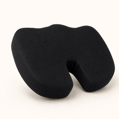 Seat Cushion Memory Foam Breathable - U-Shaped Wave Sponge Coccyx Tailbone Pain Relief Office Chair Car Non-Slip