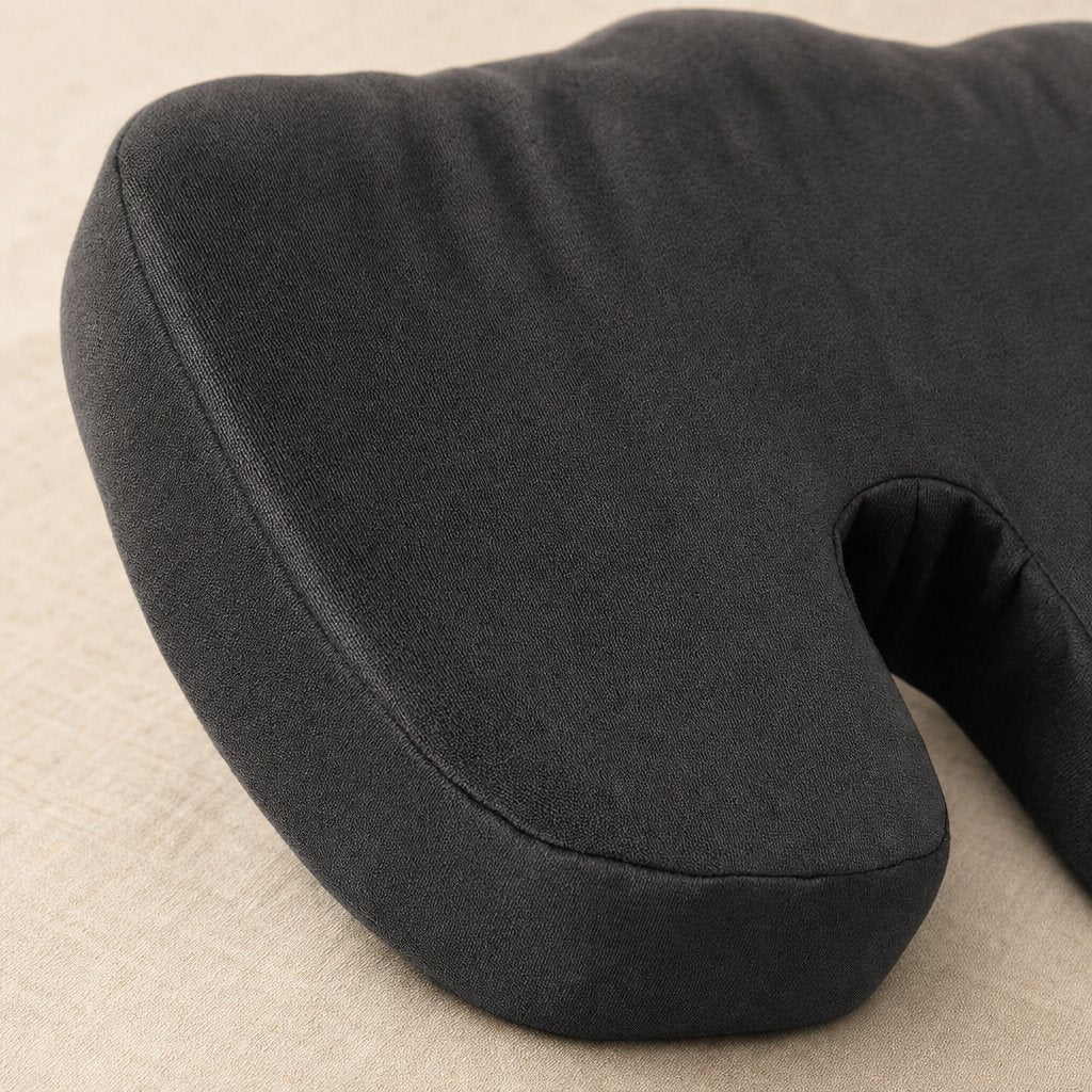 Seat Cushion Memory Foam Breathable - U-Shaped Wave Sponge Coccyx Tailbone Pain Relief Office Chair Car Non-Slip