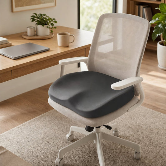 Seat Cushion Memory Foam Office Chair - Orthopedic Coccyx Tailbone Pain Relief Non-Slip Sciatica Car Seat Desk Chair