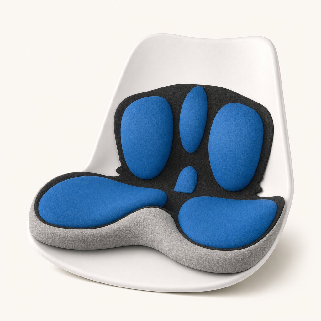 Seat Cushion Backrest Set Memory Foam - Orthopedic Lumbar Support Chair Cushion Pain Relief Breathable Office Car