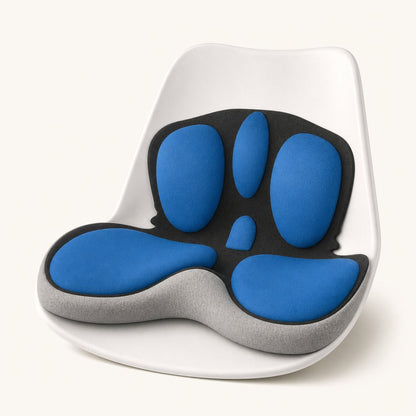 Seat Cushion Backrest Set Memory Foam - Orthopedic Lumbar Support Chair Cushion Pain Relief Breathable Office Car
