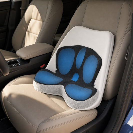 Seat Cushion Backrest Set Memory Foam - Orthopedic Lumbar Support Chair Cushion Pain Relief Breathable Office Car