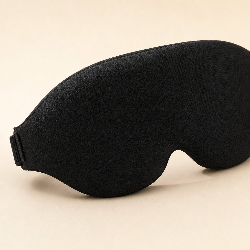 3D Sleep Mask Breathable Adjustable - Light Blocking Eye Shade Air Circulation Travel Sleeping Aid Unisex Comfort Fit