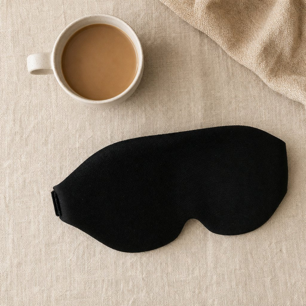 3D Sleep Mask Breathable Adjustable - Light Blocking Eye Shade Air Circulation Travel Sleeping Aid Unisex Comfort Fit