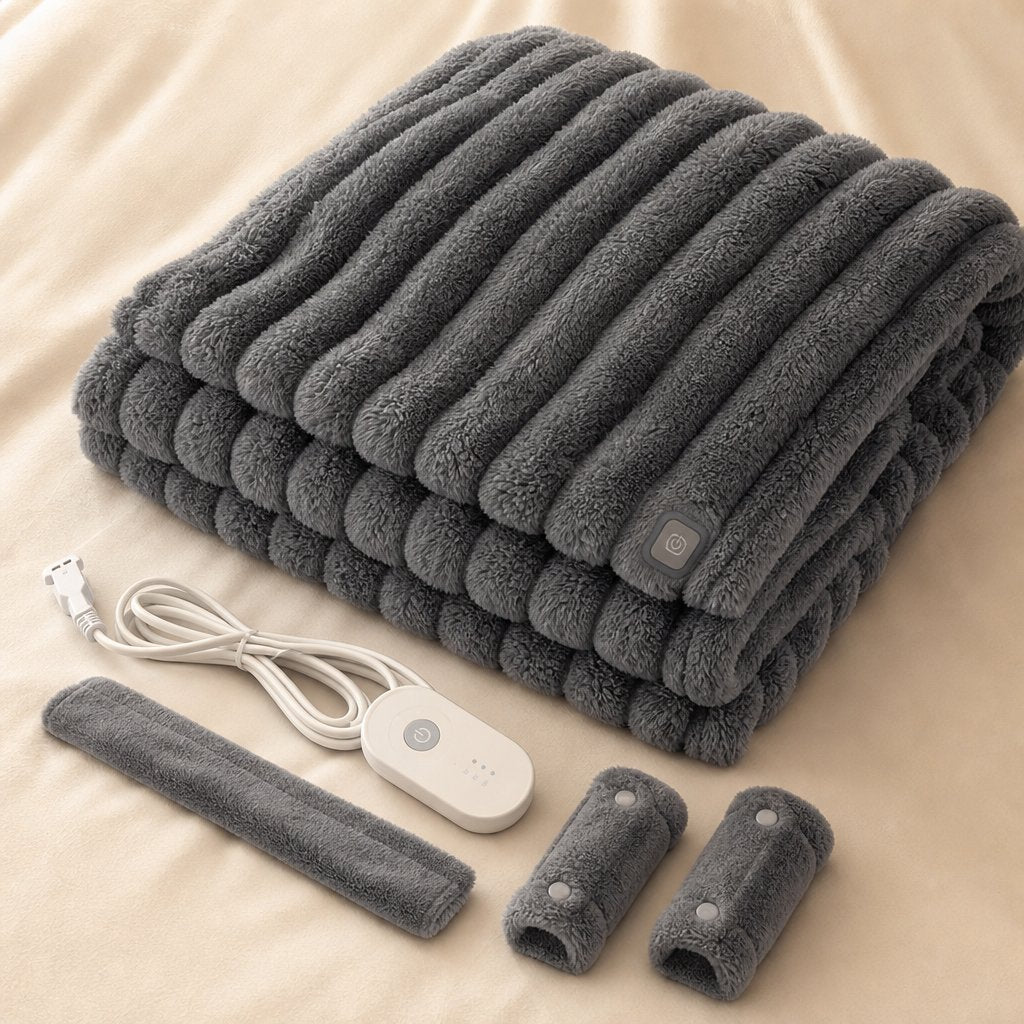 Weighted Blanket Adults Breathable - Heavy Striped Blanket Sleep Anxiety Relief Sensory Calming Bed Sheet Nap Pet Cover
