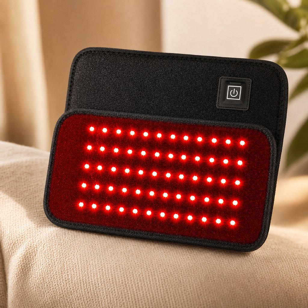 Red Light Therapy Belt 60 LED - 850nm 660nm Infrared Wrap Back Pain Relief Fat Slimming Waist Muscle Recovery Body
