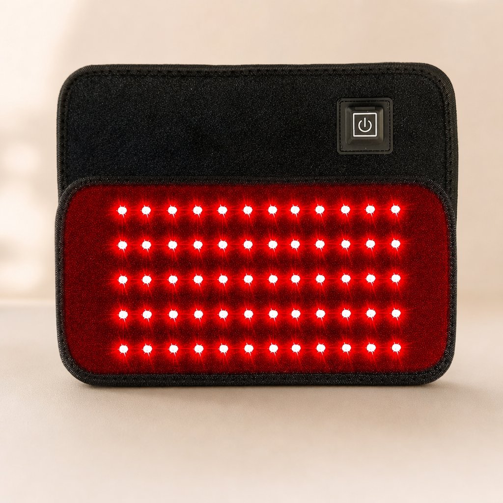 Red Light Therapy Belt 60 LED - 850nm 660nm Infrared Wrap Back Pain Relief Fat Slimming Waist Muscle Recovery Body