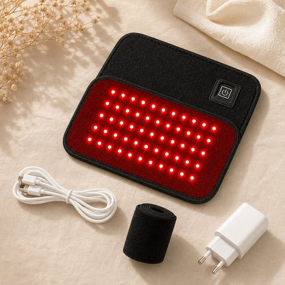 Red Light Therapy Belt 60 LED - 850nm 660nm Infrared Wrap Back Pain Relief Fat Slimming Waist Muscle Recovery Body
