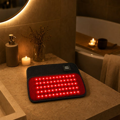 Red Light Therapy Belt 60 LED - 850nm 660nm Infrared Wrap Back Pain Relief Fat Slimming Waist Muscle Recovery Body