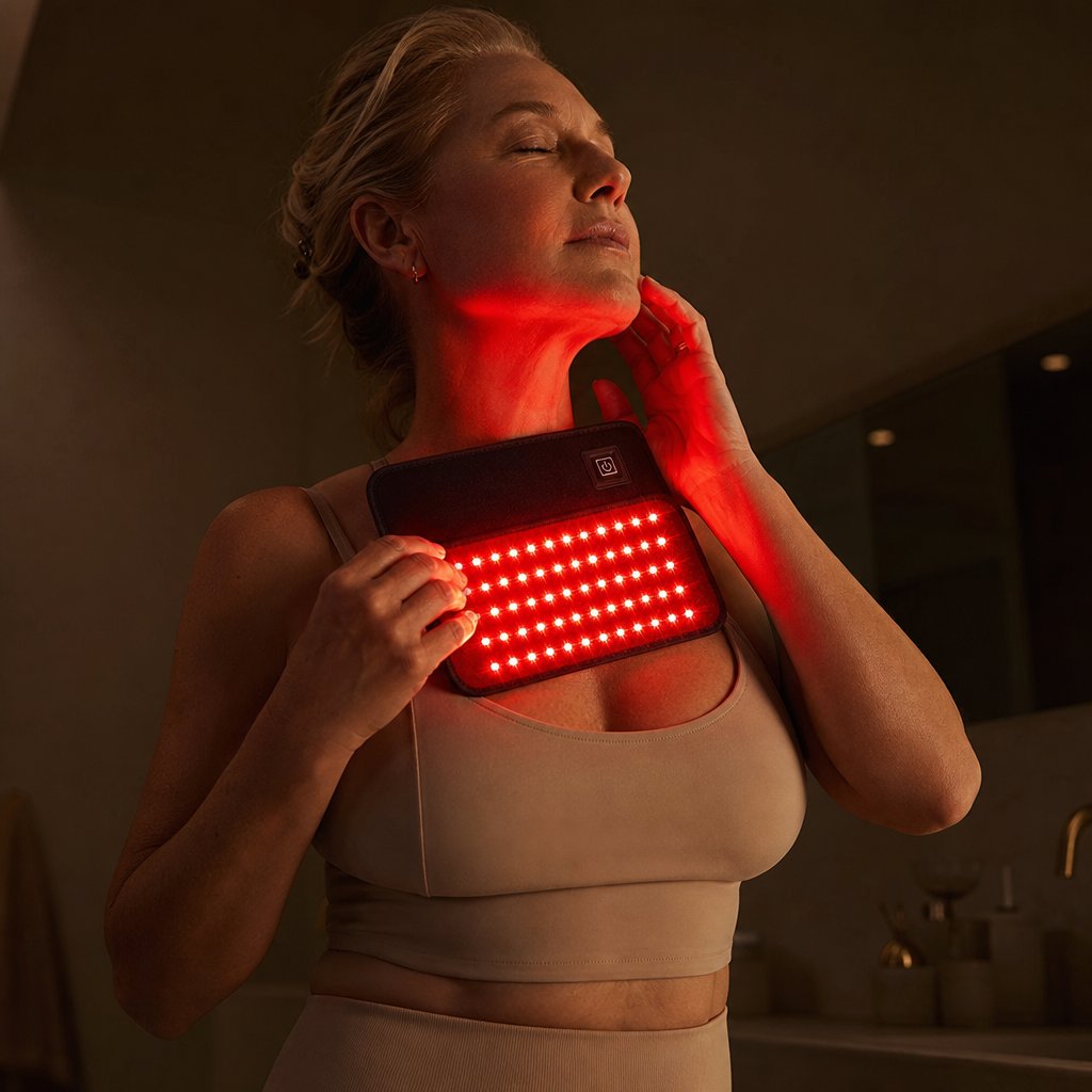 Red Light Therapy Belt 60 LED - 850nm 660nm Infrared Wrap Back Pain Relief Fat Slimming Waist Muscle Recovery Body