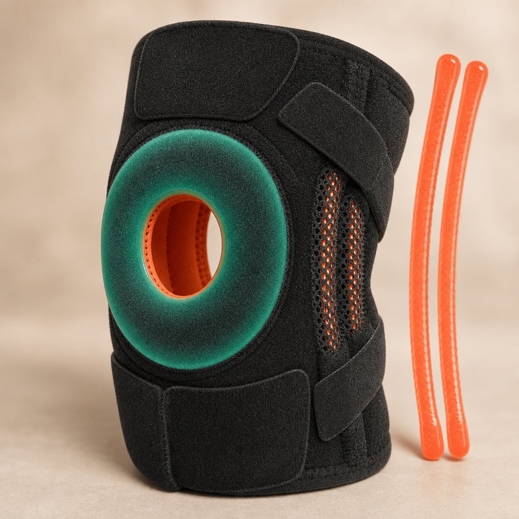 Knee Brace with Side Stabilizers Patella Gel Pads - Support Running Cycling Hiking ACL Pain Relief Sports Recovery