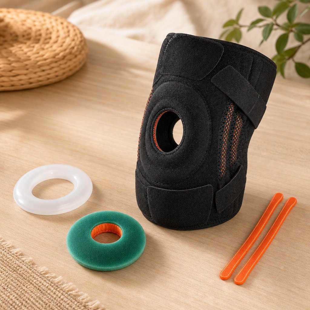 Knee Brace with Side Stabilizers Patella Gel Pads - Support Running Cycling Hiking ACL Pain Relief Sports Recovery