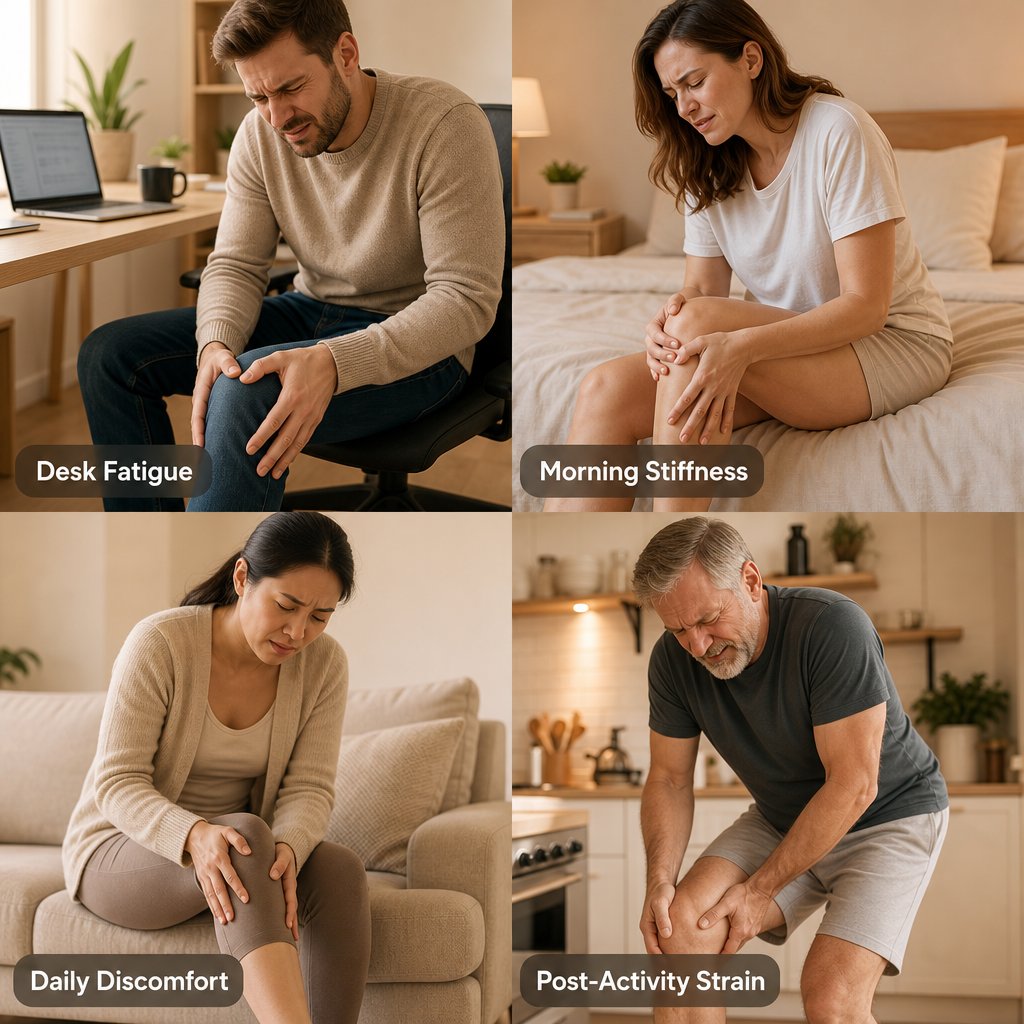 Knee Patellar Strap Adjustable PVC - Tendon Support Brace Shock Absorption Compression Sports Protection Running