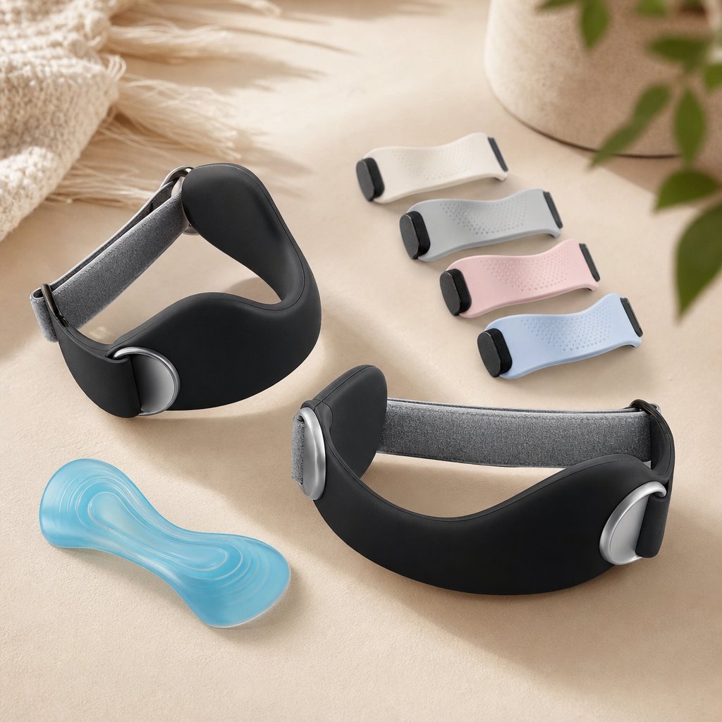 Silicone Patellar Tendon Knee Strap Non-Slip - Adjustable Running Hiking Patella Band Pain Relief Basketball Sports