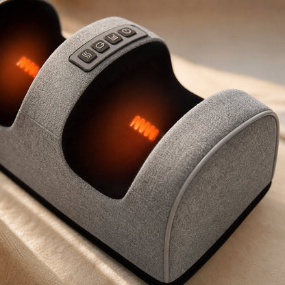 Electric Foot Massager Machine Kneading - Heating Home Leg Relaxation Plantar Fasciitis Relief Foot Massage Gift