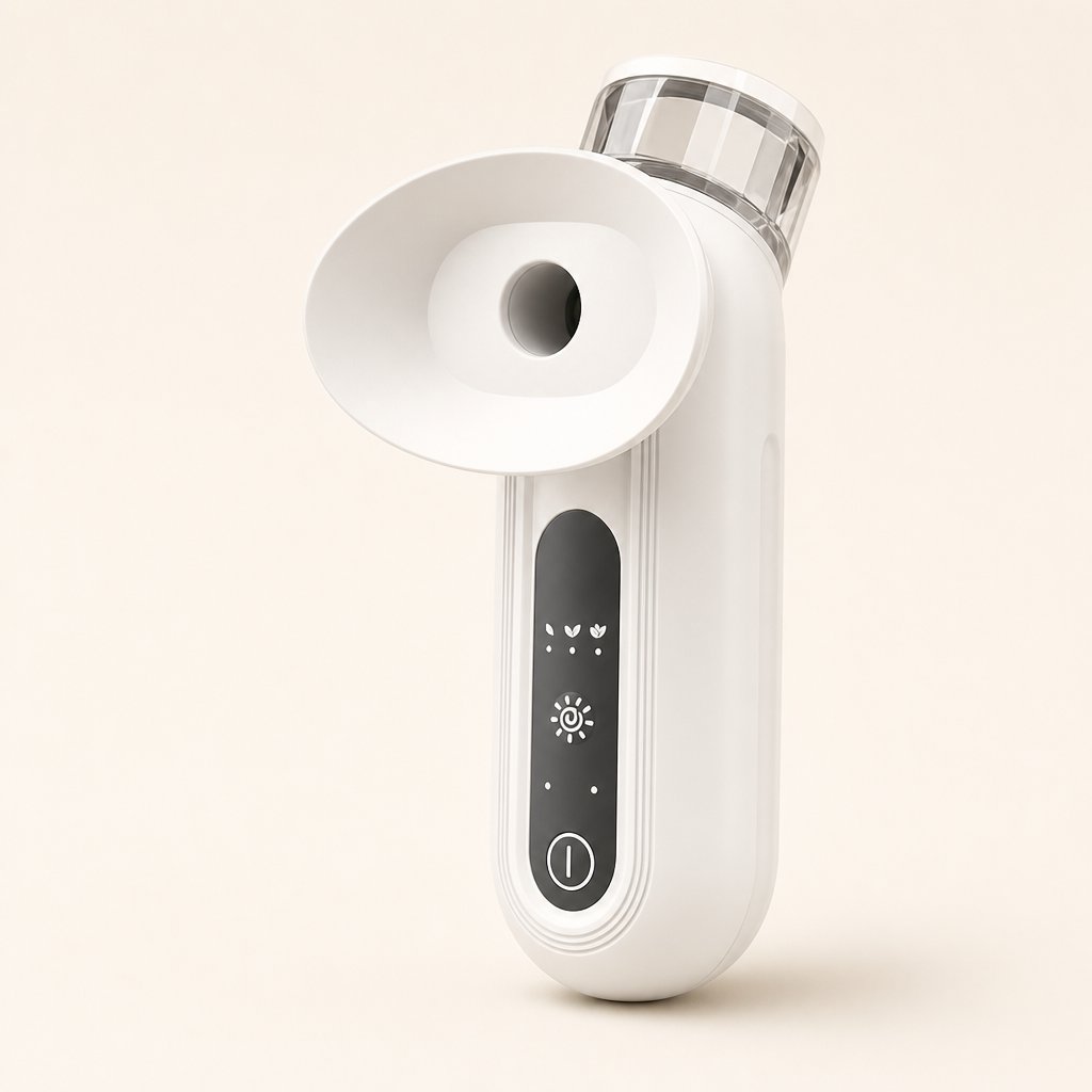 Eye Steamer Device Dry Eye Relief - Portable Nano Mist Sprayer Moisturize Eyelid Warm Steam Eye Care Facial Humidifier