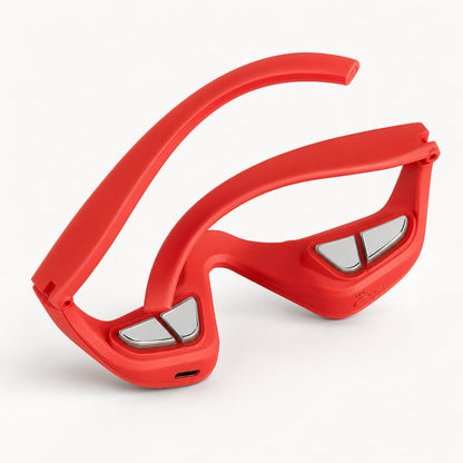 Eye Massager EMS Dark Circles Reduction - 4 Modes Eye Bag Removal Anti-Wrinkle Fatigue Relief Red Light Wearable Device