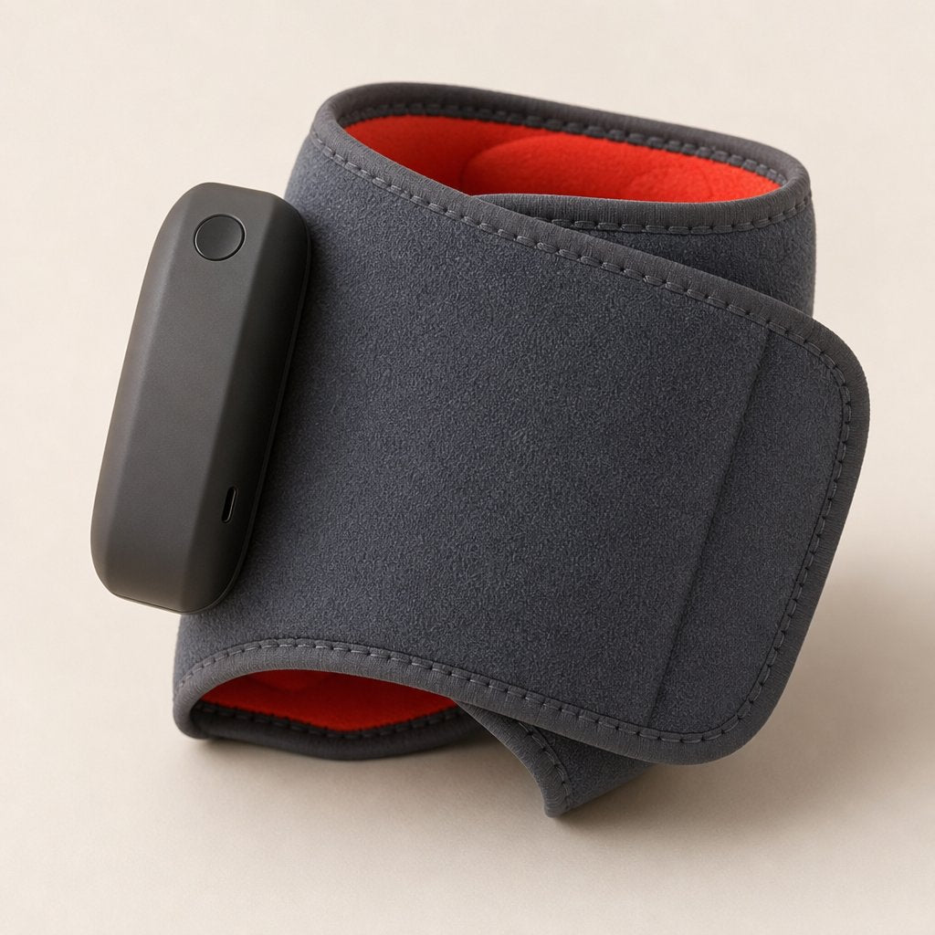 Electric Heated Ankle Wrist Massager - Vibration Heat Therapy Joint Relaxation Portable Rechargeable Left Right Limb