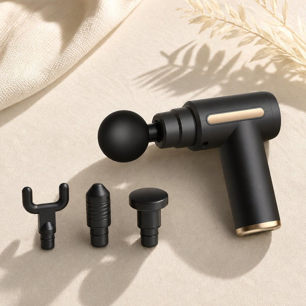 Percussion Massage Gun Deep Tissue 30 Level - Quiet Motor Muscle Relaxer Athletes Back Neck Shoulder Pain Recovery