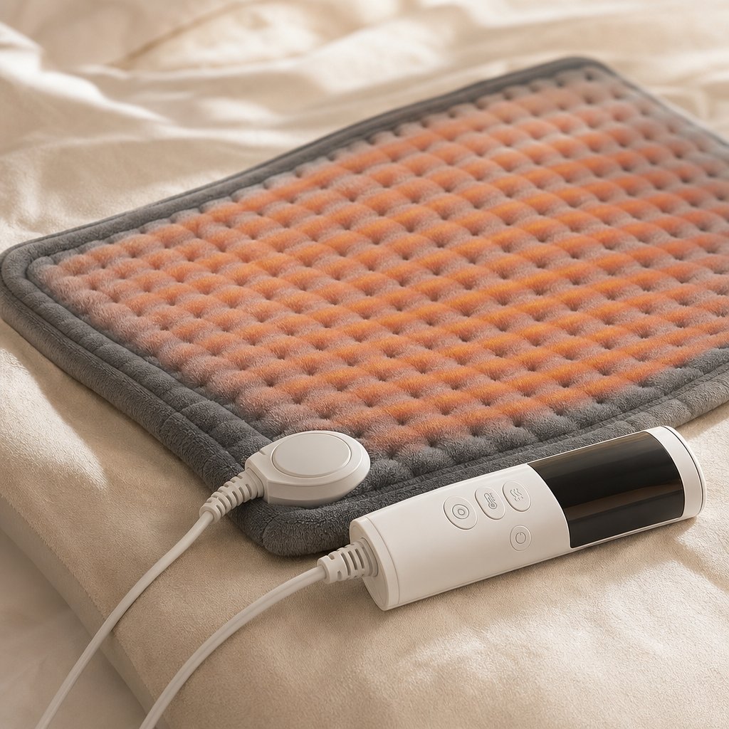 Electric Heating Pad Back Neck Shoulder - 9 Temperature Levels 4 Timers Washable Soft Velvet USB Home Office Winter