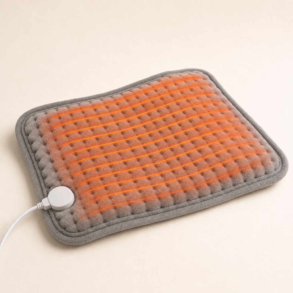 Electric Heating Pad Back Neck Shoulder - 9 Temperature Levels 4 Timers Washable Soft Velvet USB Home Office Winter