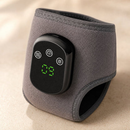 Electric Heated Wrist Brace Ankle Wrap - Vibration Heat Therapy Arthritis Carpal Tunnel Pain Relief Rechargeable Support