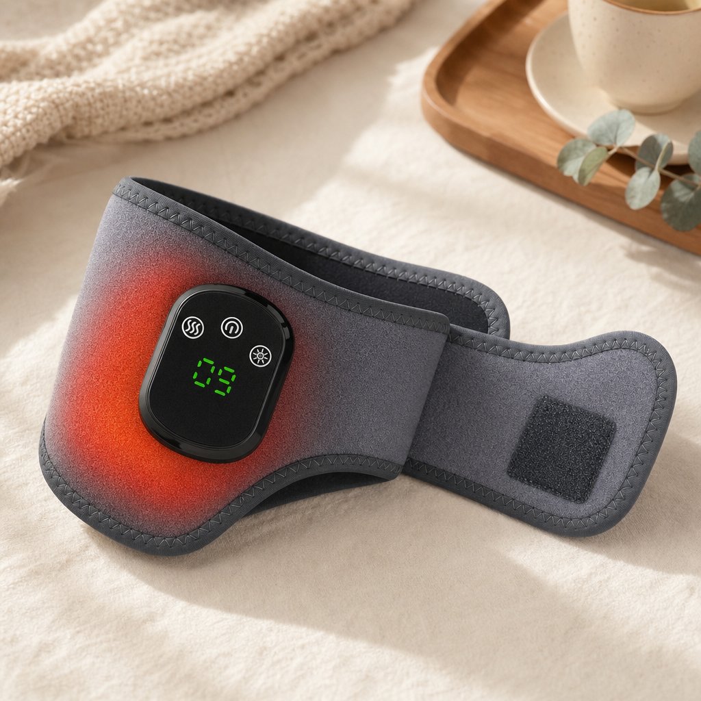 Electric Heated Wrist Brace Ankle Wrap - Vibration Heat Therapy Arthritis Carpal Tunnel Pain Relief Rechargeable Support